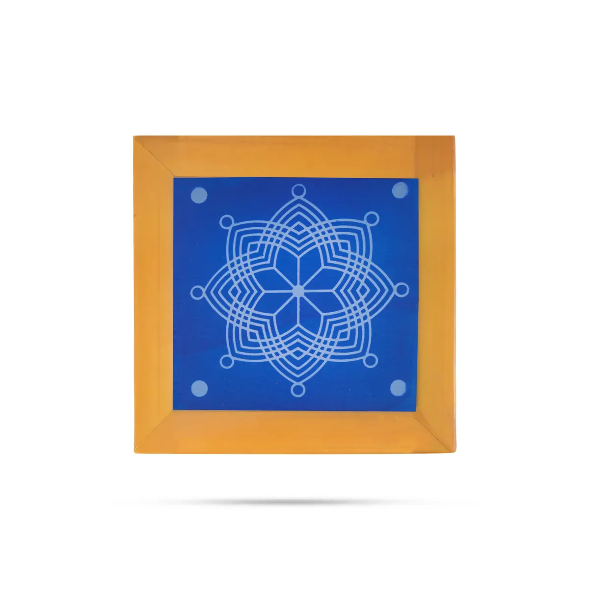 Rangoli Stencil - 5 X 5 Inches | Assorted Traditional Kolam Pattern/ Reusable Floor Rangoli Stencil - Image 9