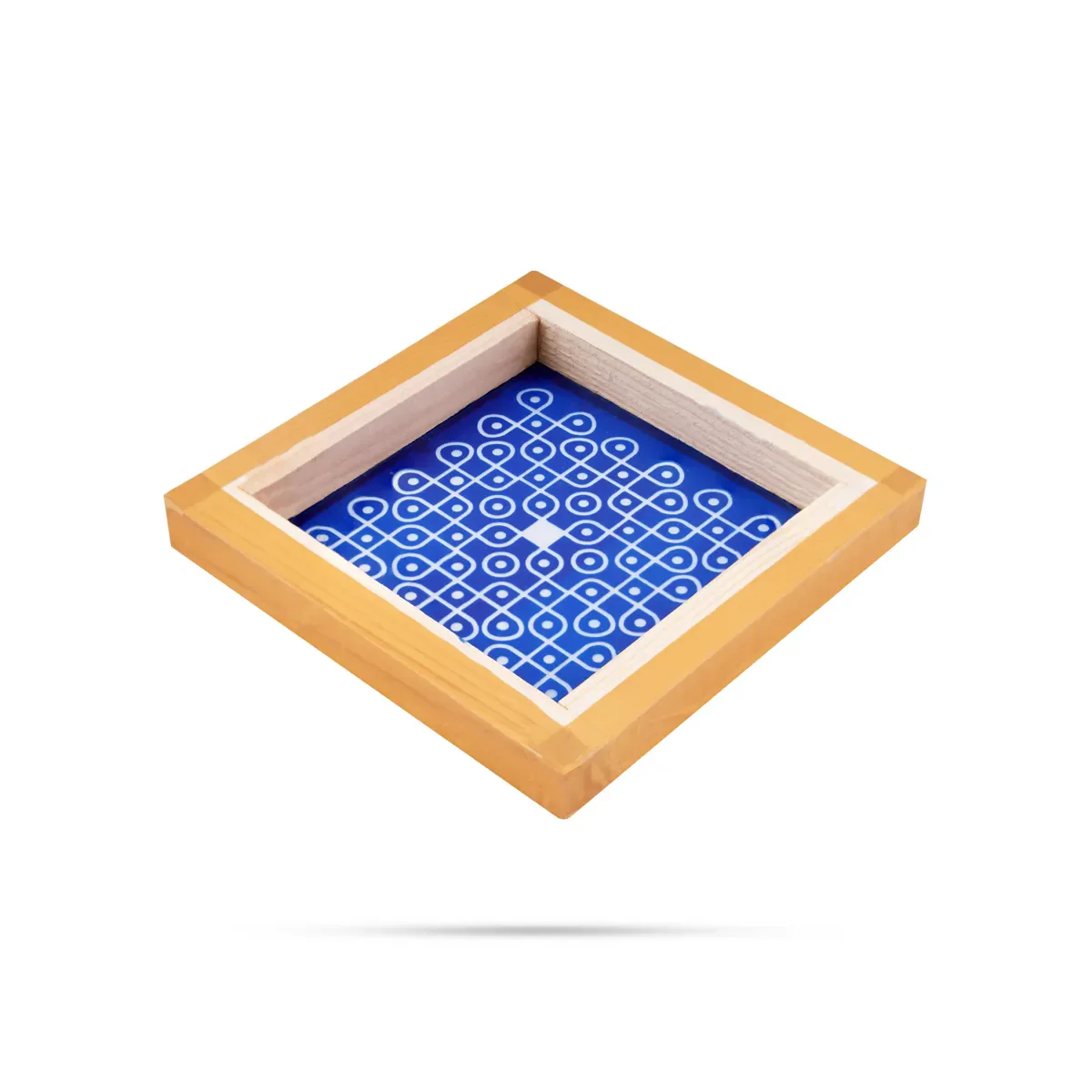 Rangoli Stencil - 5 X 5 Inches | Kambi Kolam Pattern/ Reusable Floor Rangoli Stencil For Auspicious Entry - Image 5