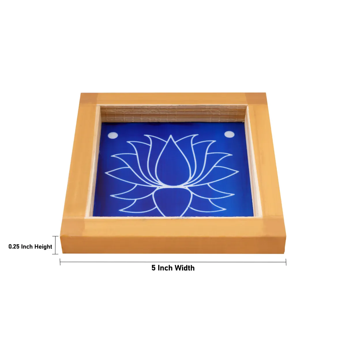 Rangoli Stencil - 5 X 5 Inches | Lotus Design / Traditional Floral Kolam Pattern/ Reusable Floor Rangoli Stencil - Image 5
