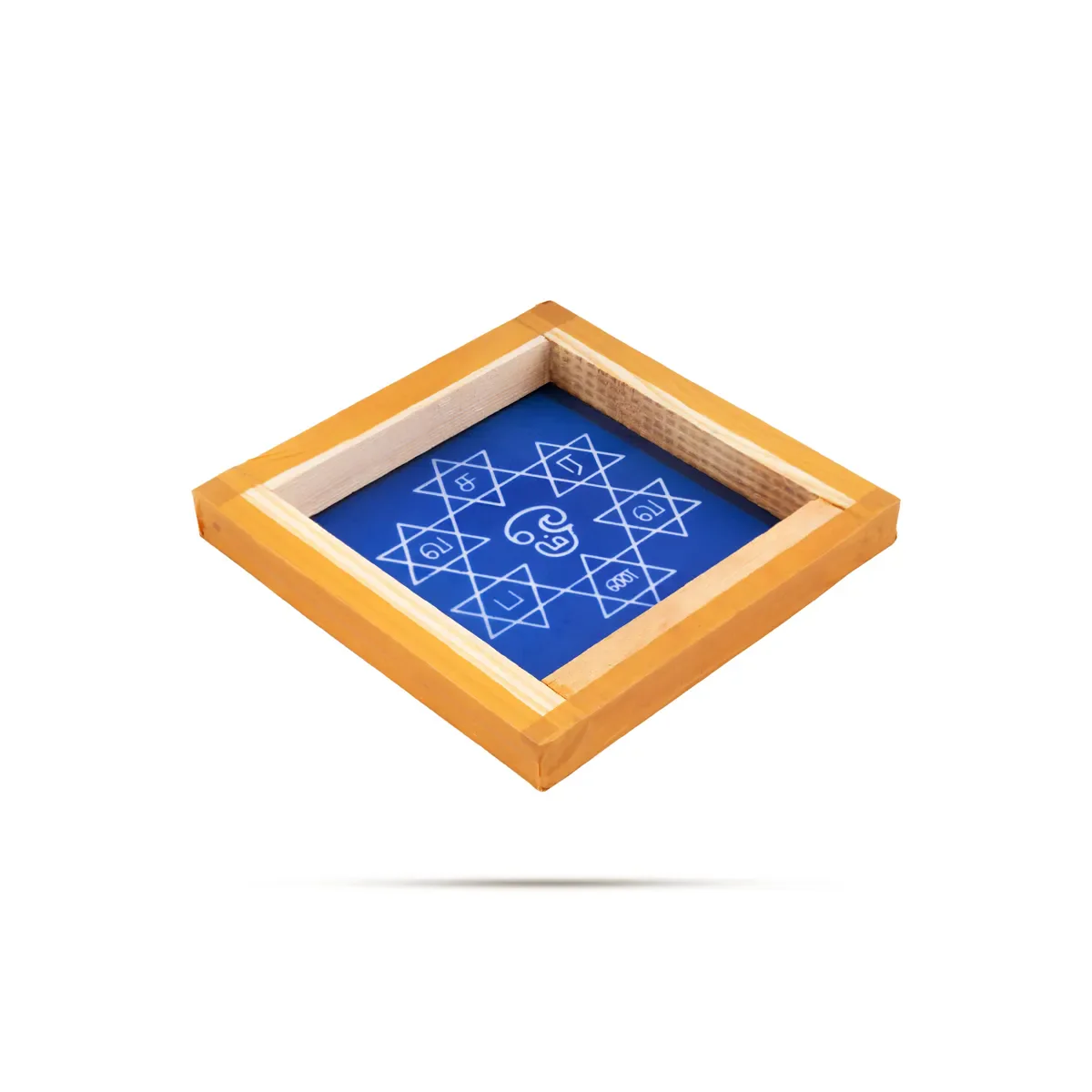 Rangoli Stencil - 5 X 5 Inches | Saravana Bhava Design / Reusable Kolam Stencil For Floor - Image 2