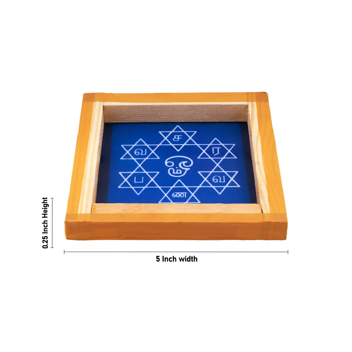 Rangoli Stencil - 5 X 5 Inches | Saravana Bhava Design / Reusable Kolam Stencil For Floor - Image 4