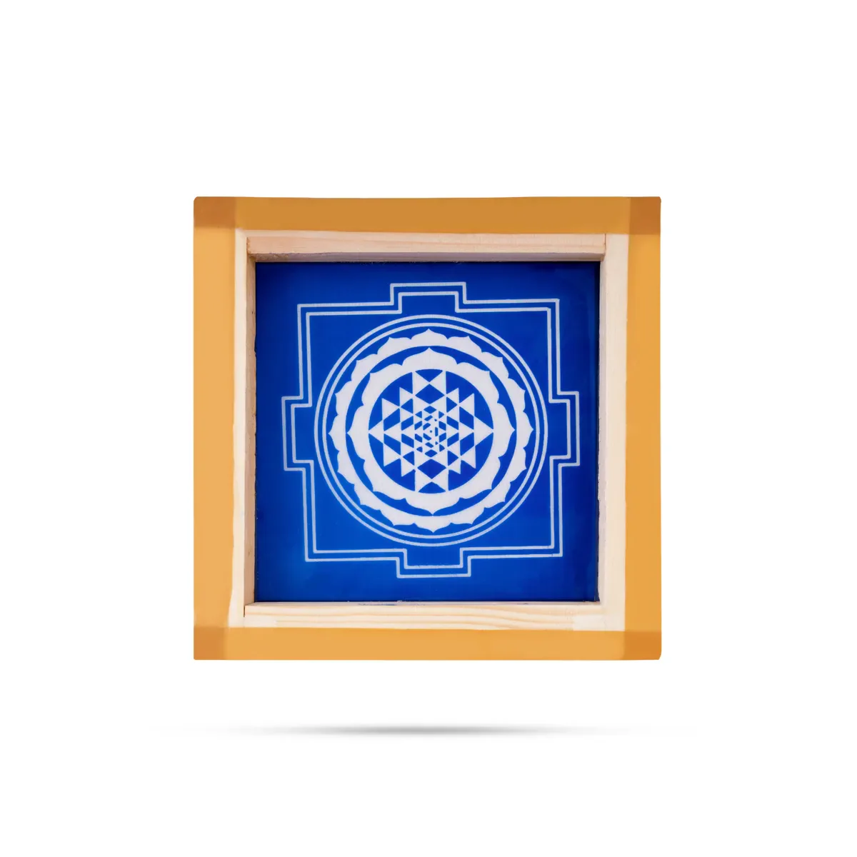 Rangoli Stencil - 5 X 5 Inches | Sri Chakram Design / Sacred Kolam Design/ Reusable Floor Rangoli Stencil - Image 2