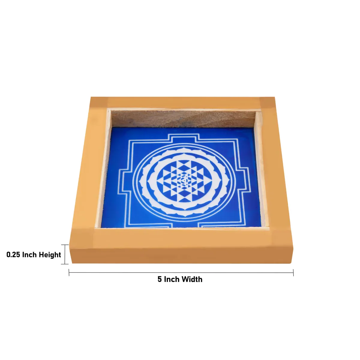 Rangoli Stencil - 5 X 5 Inches | Sri Chakram Design / Sacred Kolam Design/ Reusable Floor Rangoli Stencil - Image 5