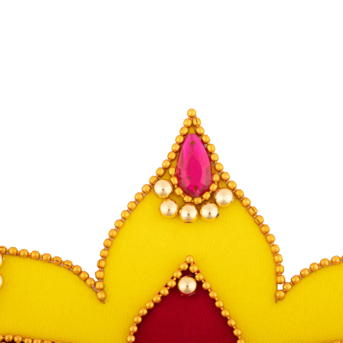 Rangoli Sticker - 8 Inches | Muggu Sticker/ Diya Base Design Artificial Rangoli for Pooja - Image 4