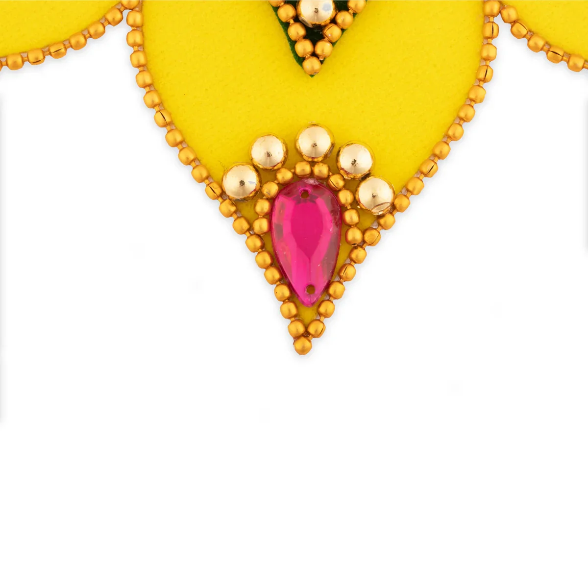 Rangoli Sticker - 8 Inches | Muggu Sticker/ Diya Base Design Artificial Rangoli for Pooja - Image 6
