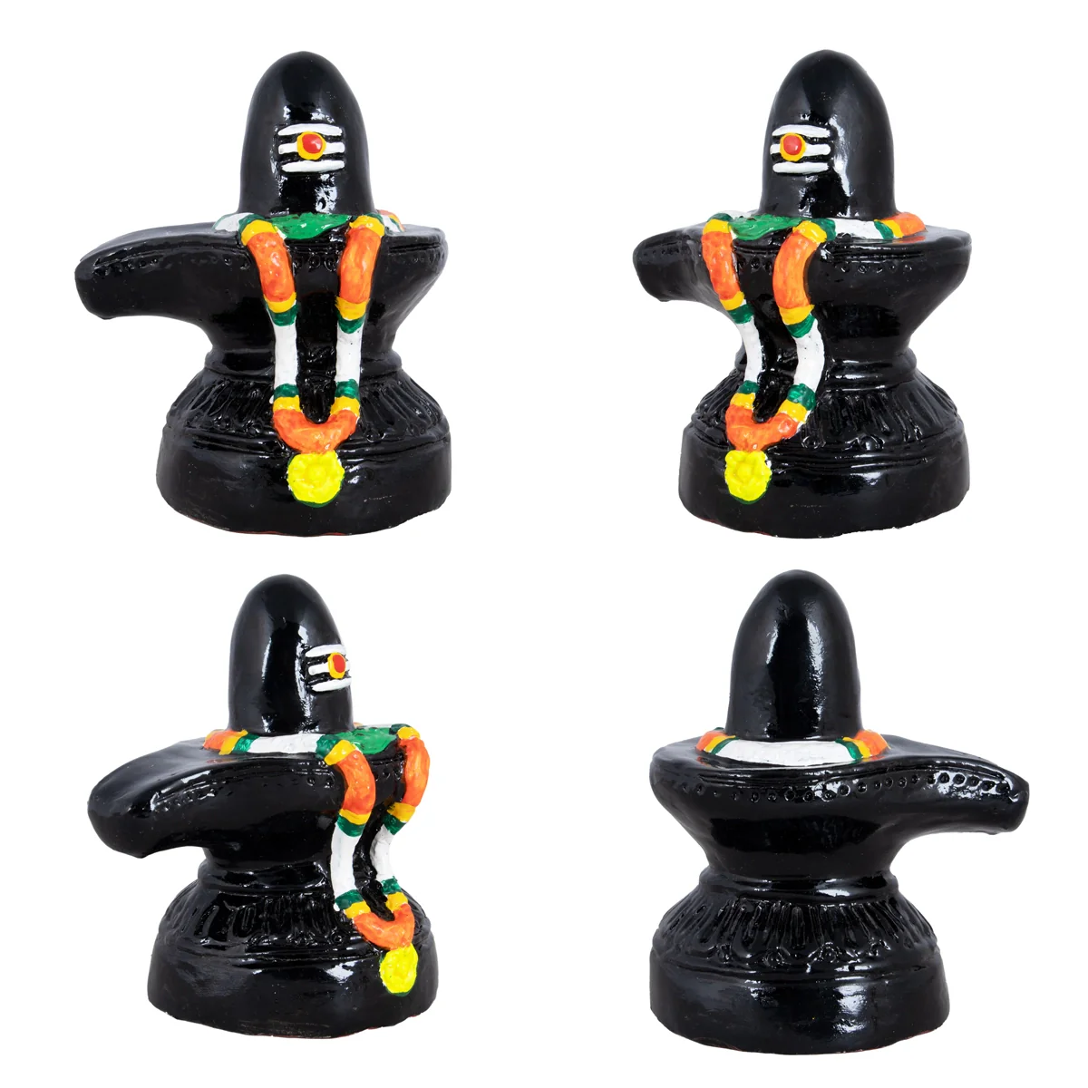 Ravana Linga Pooja Paper Mache Golu Bommai Set - 16 x 10 Inches | Giri Golu Doll/ Navaratri Golu Bomma/Gombe - Image 4