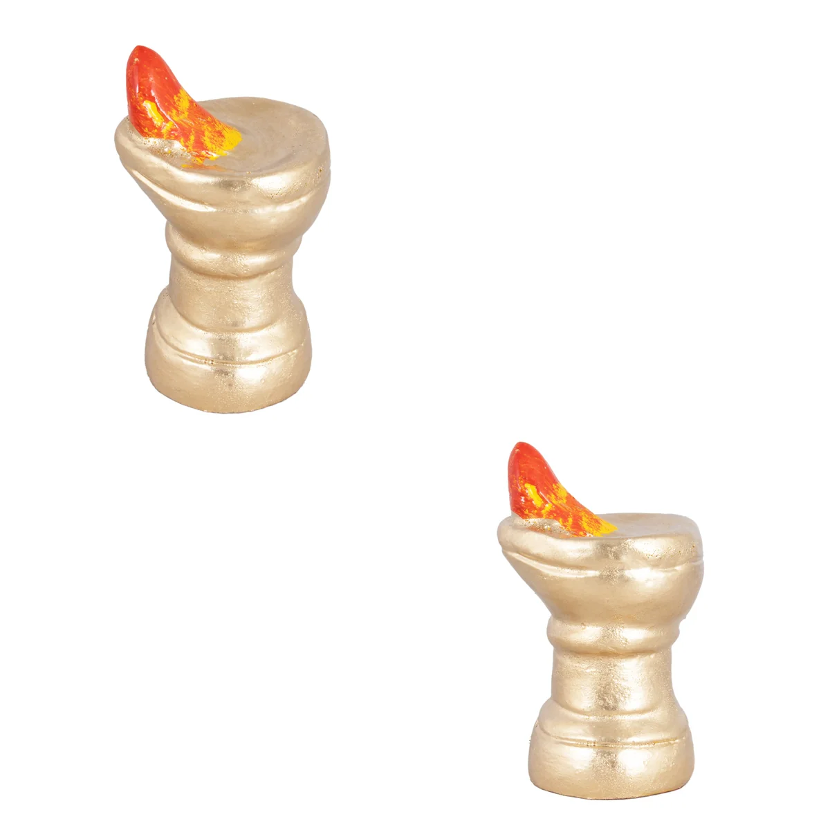 Ravana Linga Pooja Paper Mache Golu Bommai Set - 16 x 10 Inches | Giri Golu Doll/ Navaratri Golu Bomma/Gombe - Image 7