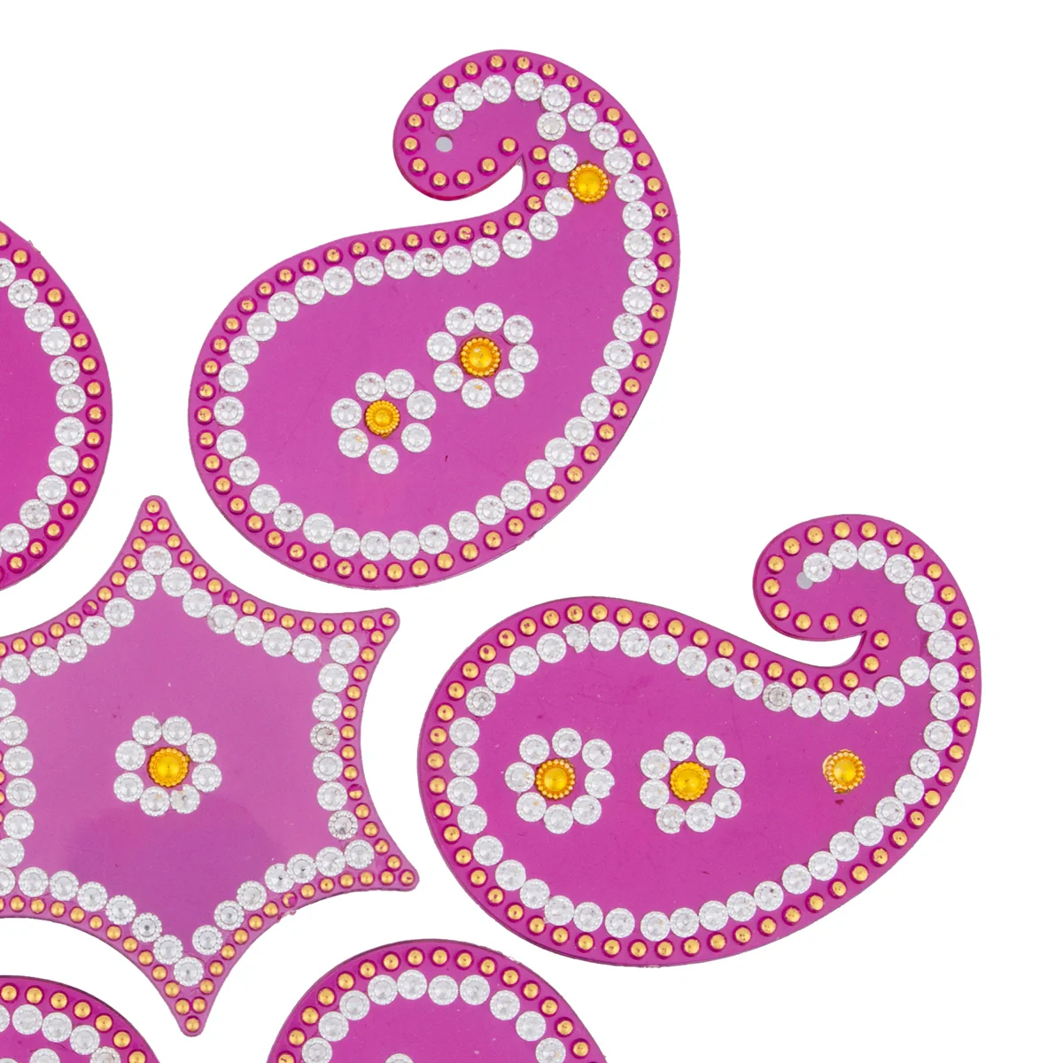 Ready Made Rangoli Sticker | Fancy Kolam Sticker/ Muggulu Sticker for Home Decor - Image 3