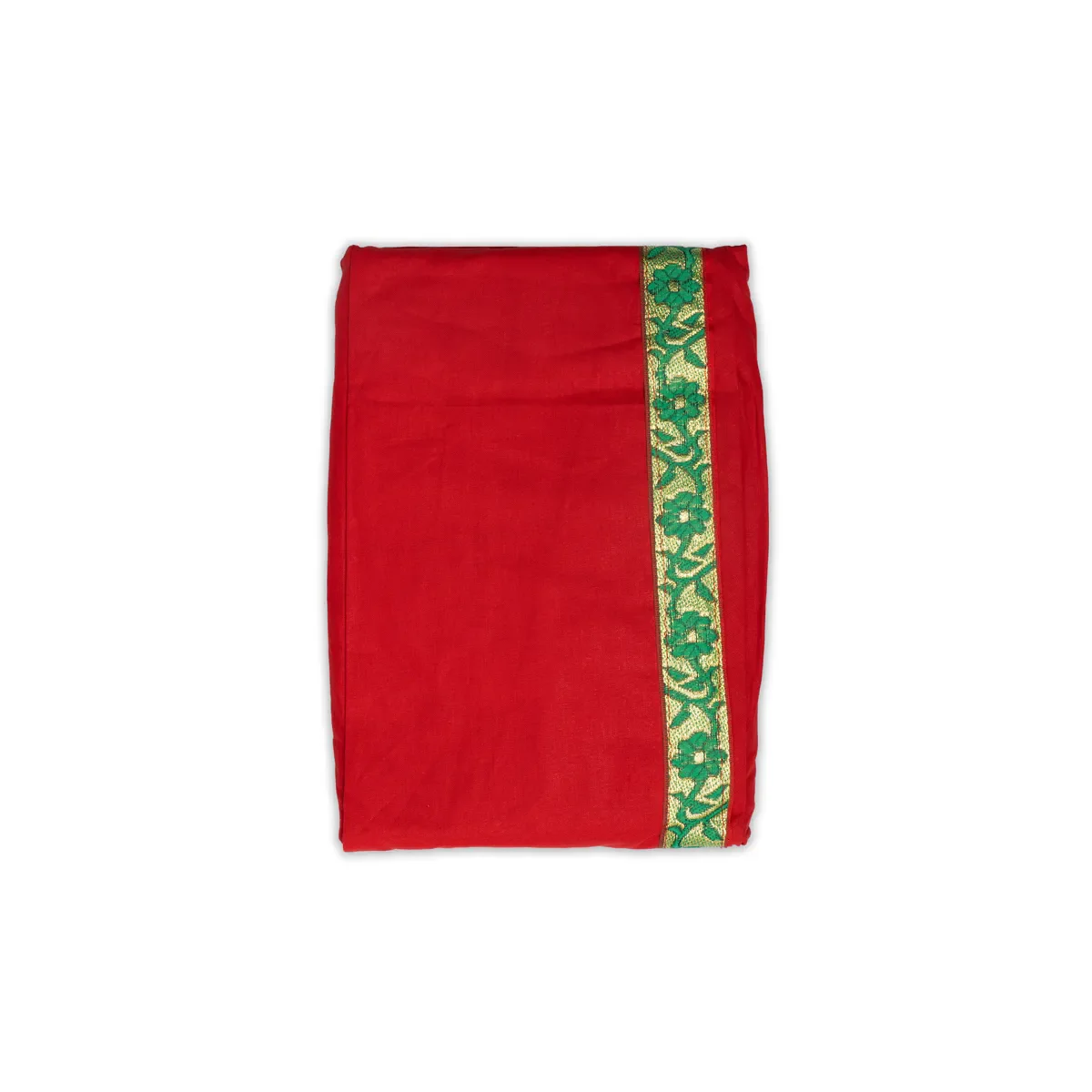 Readymade Panchakacham - 39 Inches | Cotton Panchakajam | Red Colour Traditional Wear Dhoti - Image 3