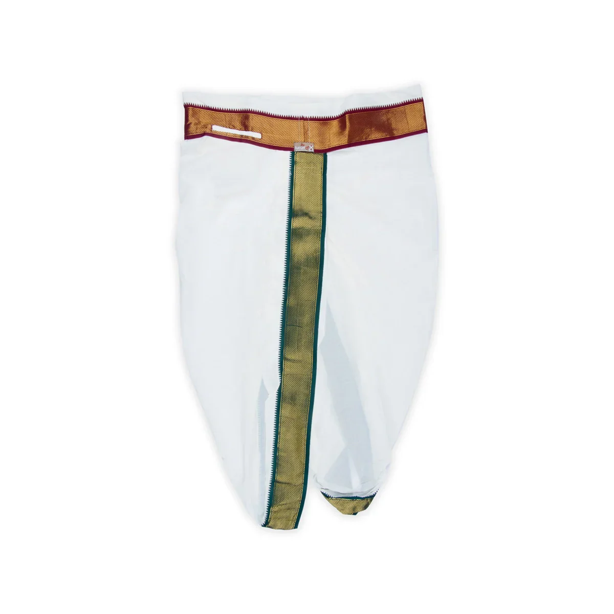 Readymade Panchakacham With Angavastra Set - Size - 38 - 40 | 16 Mayilkan Border Panchakajam With Towel for Men - Image 3