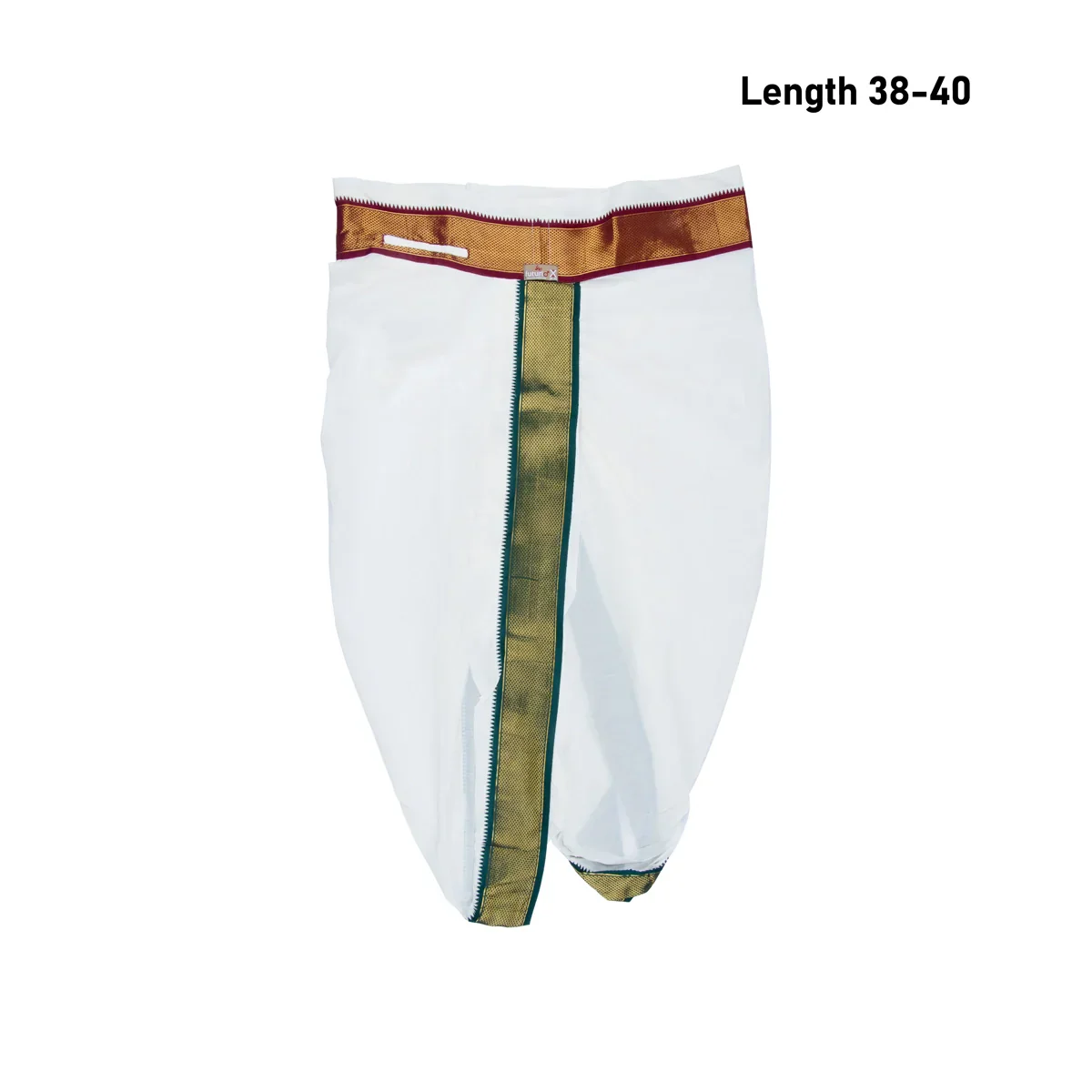 Readymade Panchakacham With Angavastra Set - Size - 38 - 40 | 16 Mayilkan Border Panchakajam With Towel for Men - Image 5