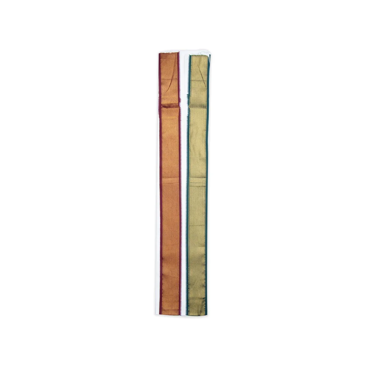 Readymade Panchakacham With Angavastra Set - Size - 42 - 44 | 16 Mayilkan Border Panchakajam With Towel for Men - Image 4