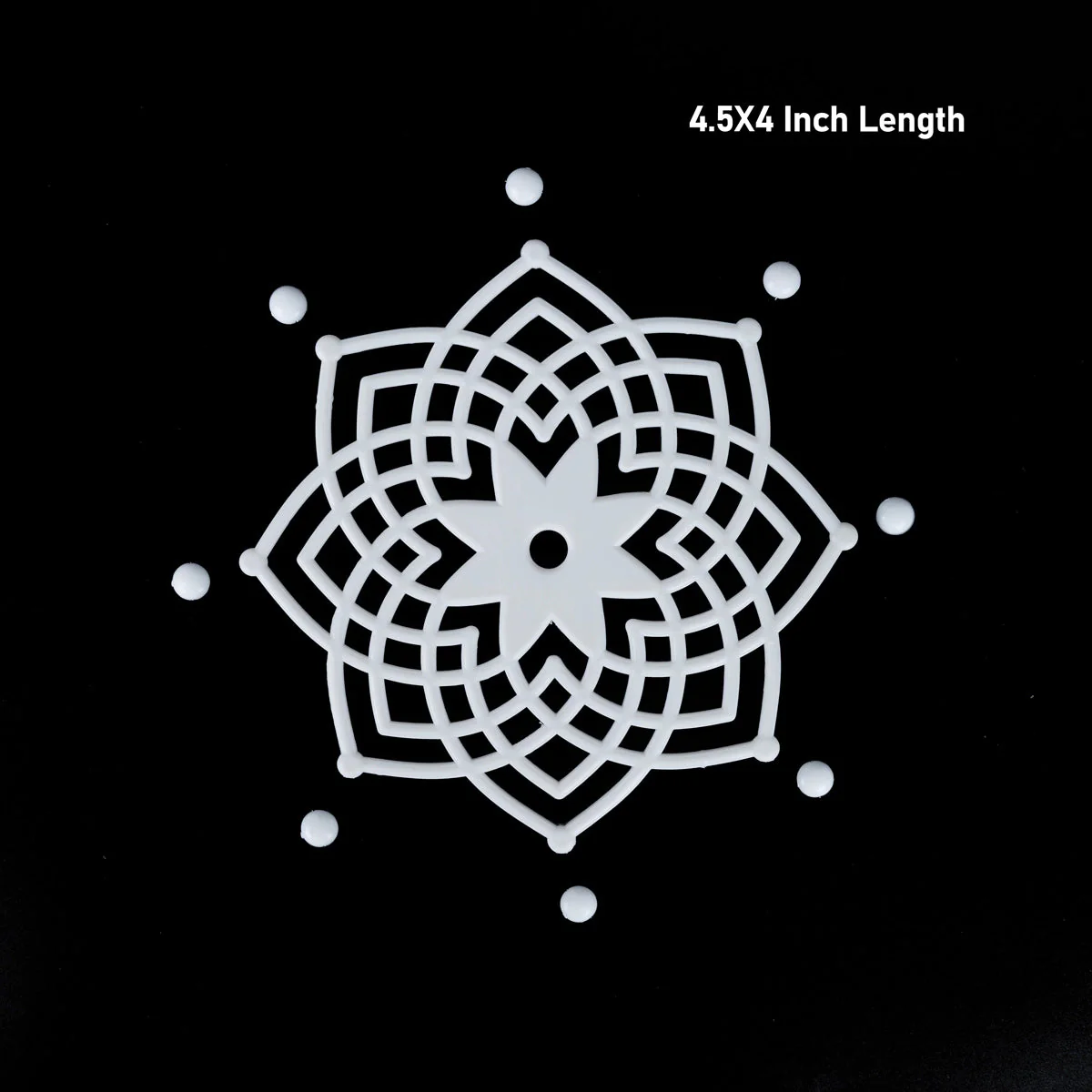 Readymade Rangoli - 4.5 x 4 Inches | Kolam Sticker/ Artificial Rangoli for Home Decor - Image 3