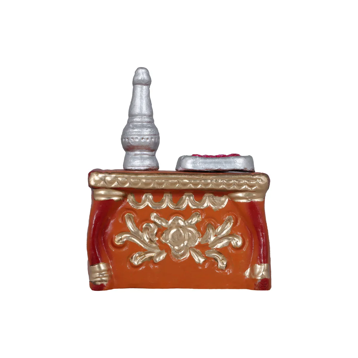 Reception Clay Golu Bommai Set - 10 x 7 Inches | Giri Golu Doll/ Navaratri Golu Bomma/ Gombe/ Bommai - Image 11