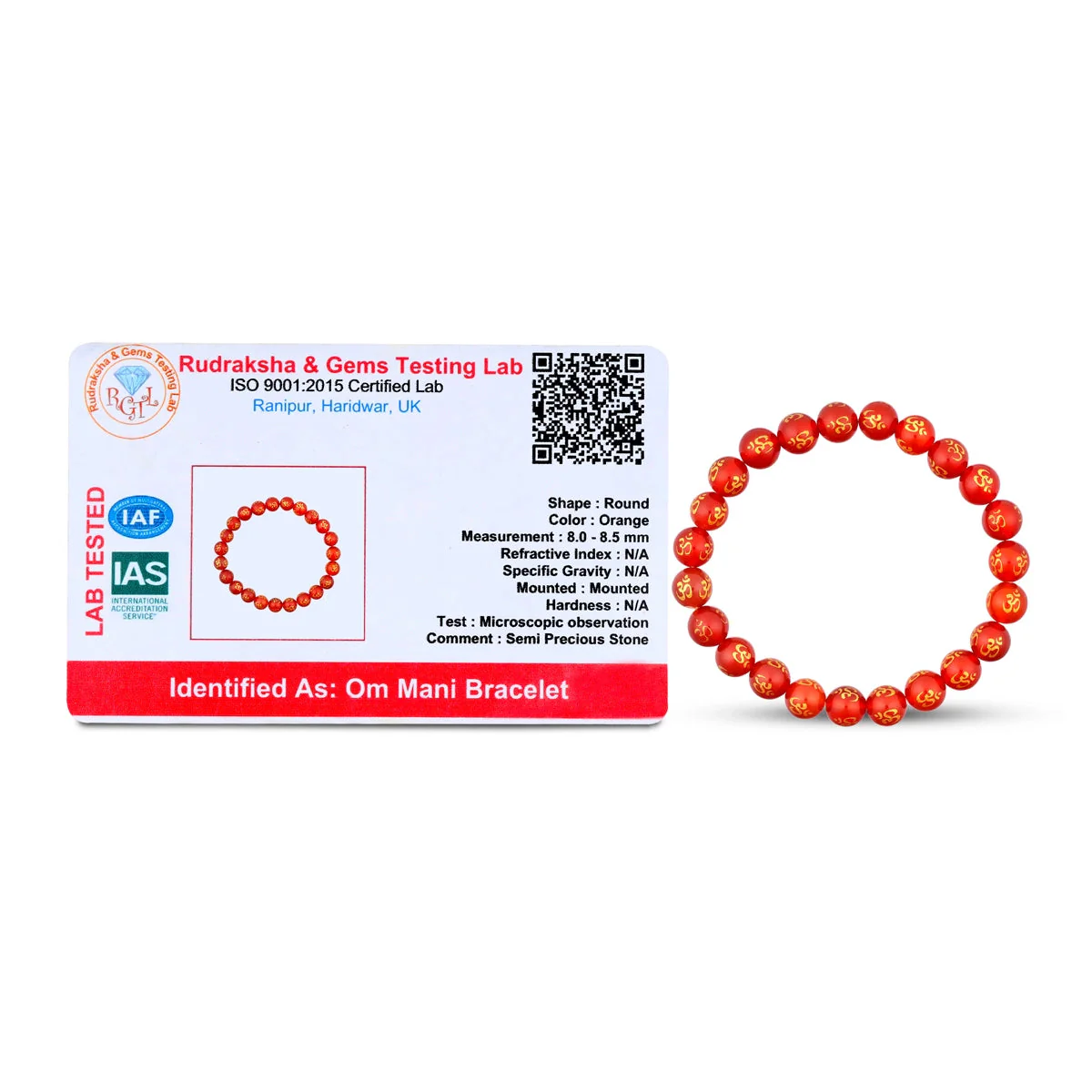 Red Onyx Bracelet - 2.5 Inches | Crystal Jewellery/ Red Onyx Gemstone Bracelet For Emotional Balance - Image 2