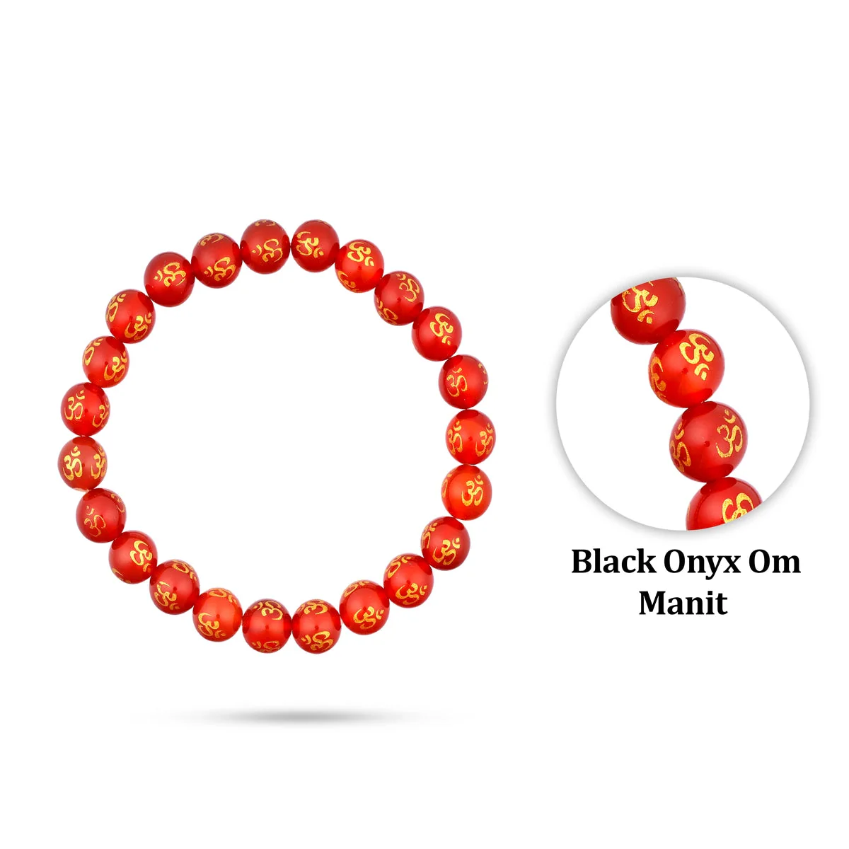 Red Onyx Bracelet - 2.5 Inches | Crystal Jewellery/ Red Onyx Gemstone Bracelet For Emotional Balance - Image 4