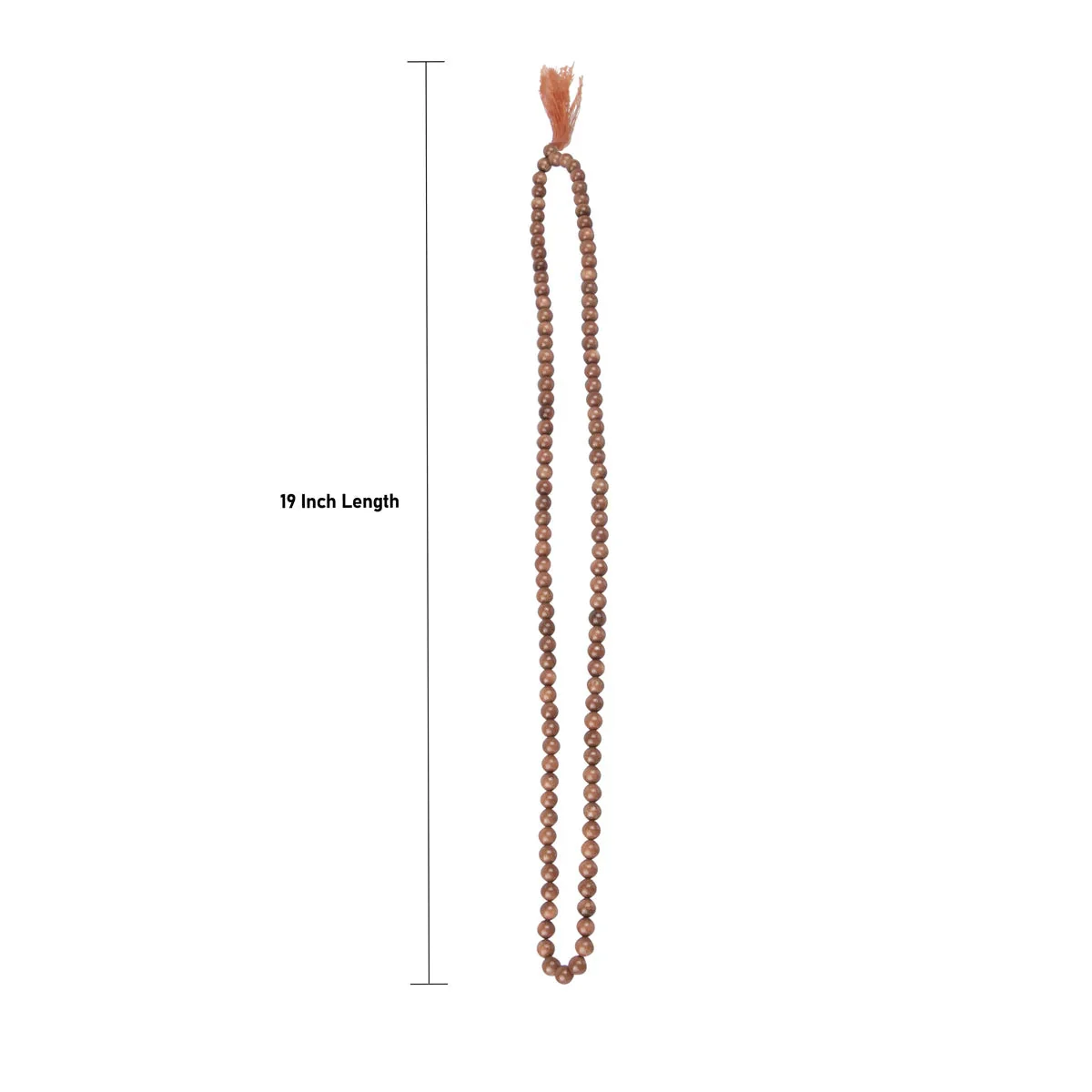 Red Sunstone Mala - 19 Inches | 108 Beads Sunstone Mala/ 7mm/ Red Crystal Mala For Vitality & Spiritual Focus - Image 3