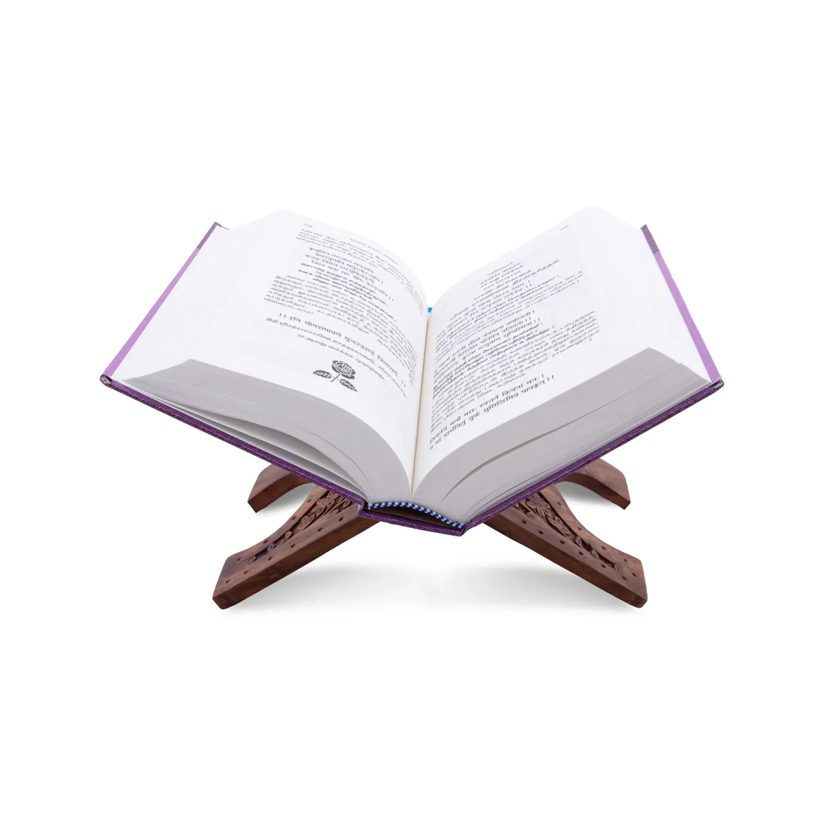 Rehal - 6 x 12 Inches | Chhilai Kashmiri Design Rehal/ Wooden Holy Book Stand for Reading - Image 4
