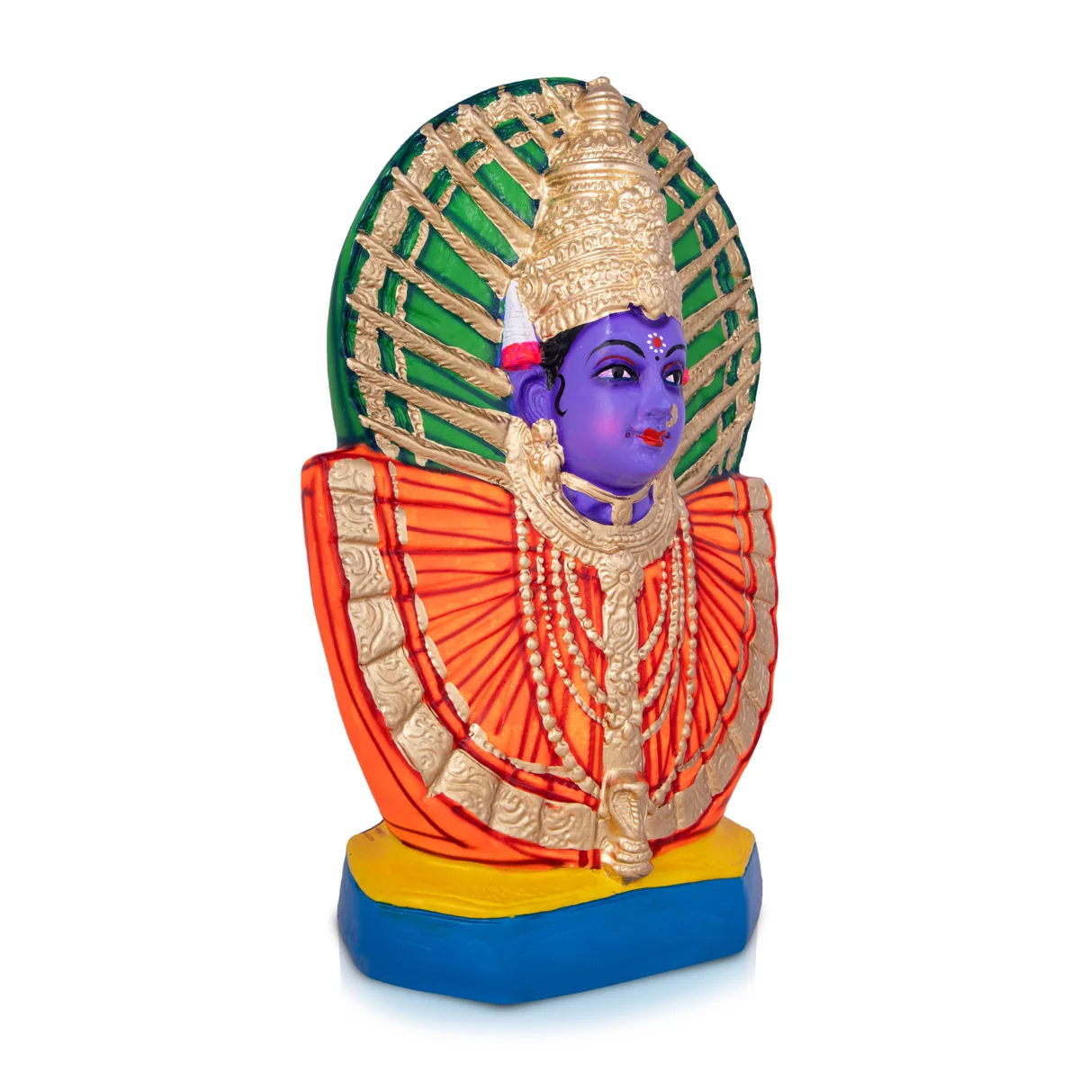 Renugambal Paper Mache Golu Bommai - 18 x 11 Inches | Giri Golu Doll/ Navaratri Golu Bomma/Gombe/Bommai - Image 4