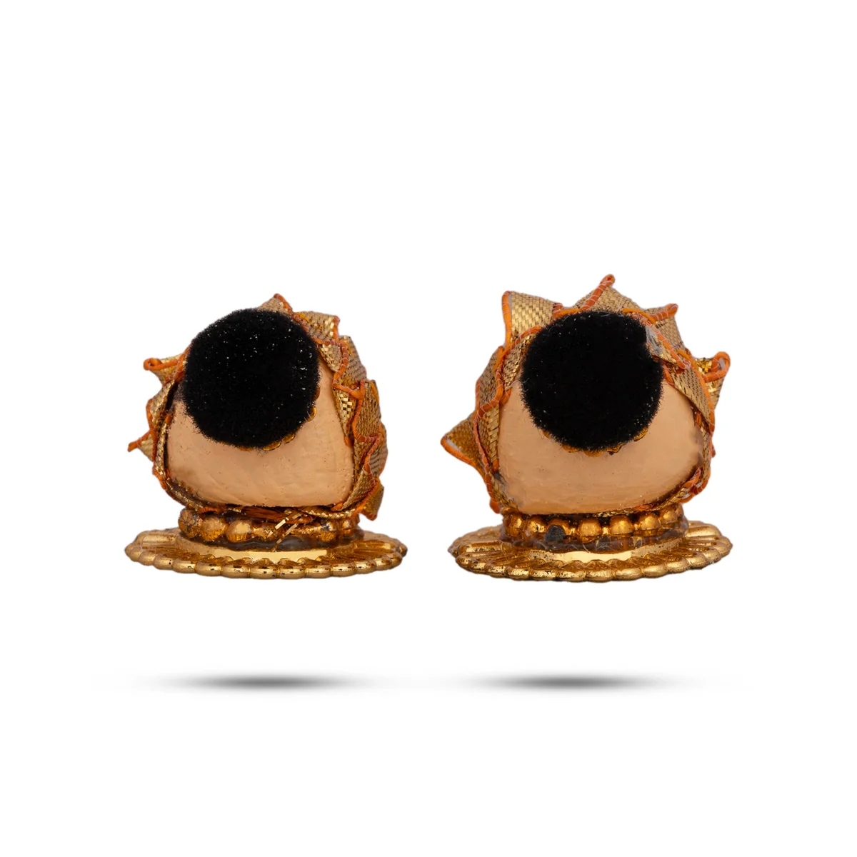 Riddhi Siddhi Murti Pair - 1 x 1 Inch | Lord Ganesh Wife/ Decorative Showpiece for Home Decor - Image 2
