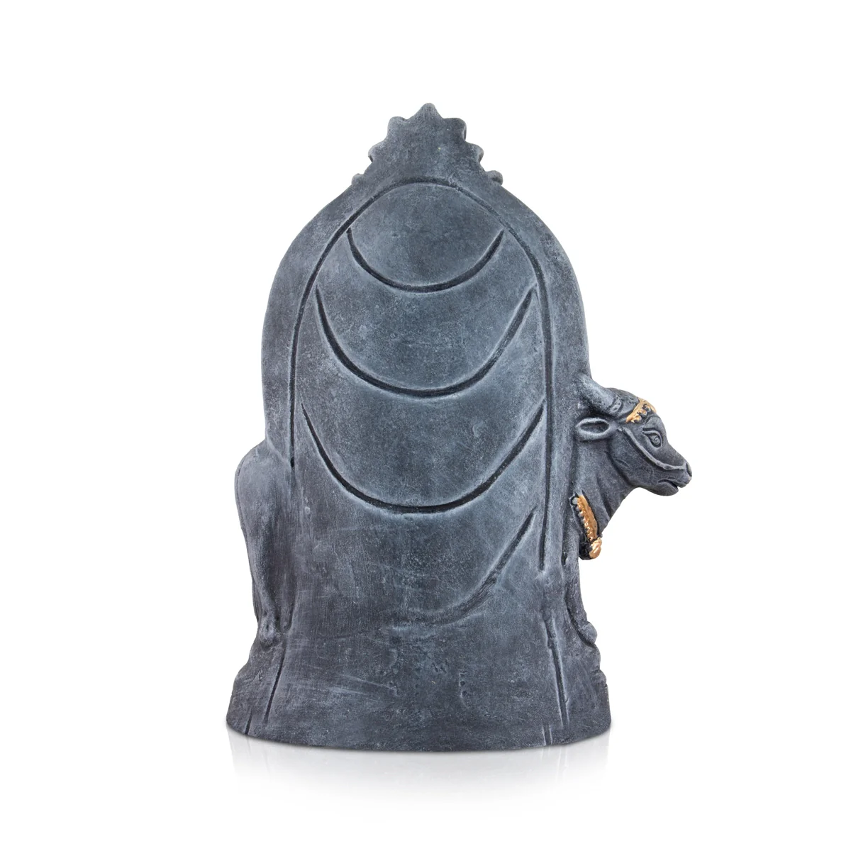 Rishaba Vahanam Clay Golu Bommai - 14 x 10 Inches | Giri Golu Doll/ Navaratri Golu Bomma/Gombe/Bommai - Image 5
