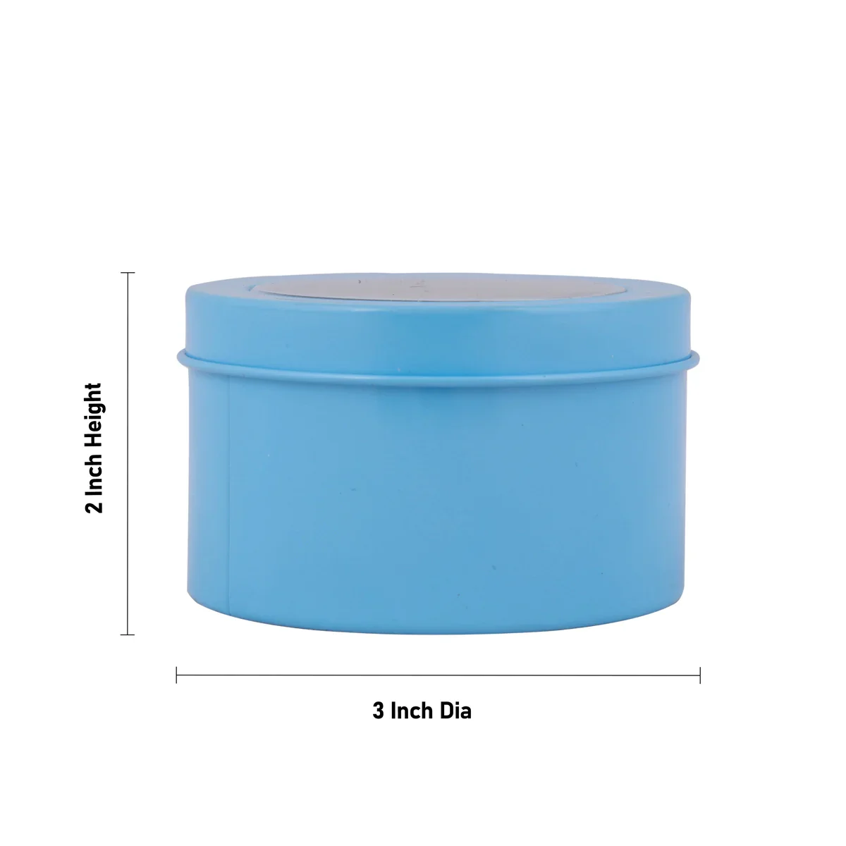 Round Tin Box - 2 x 3 Inches | Painted Gift Box/ Fancy Gift Box with Lid for Home - Image 4