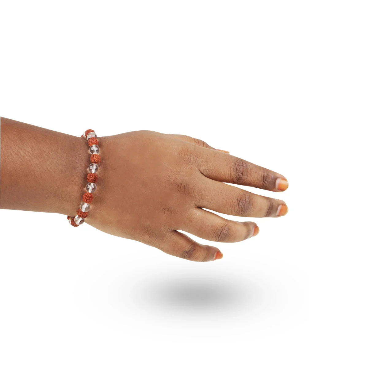 Rudraksha and spatika bracelet - Thread - Image 2