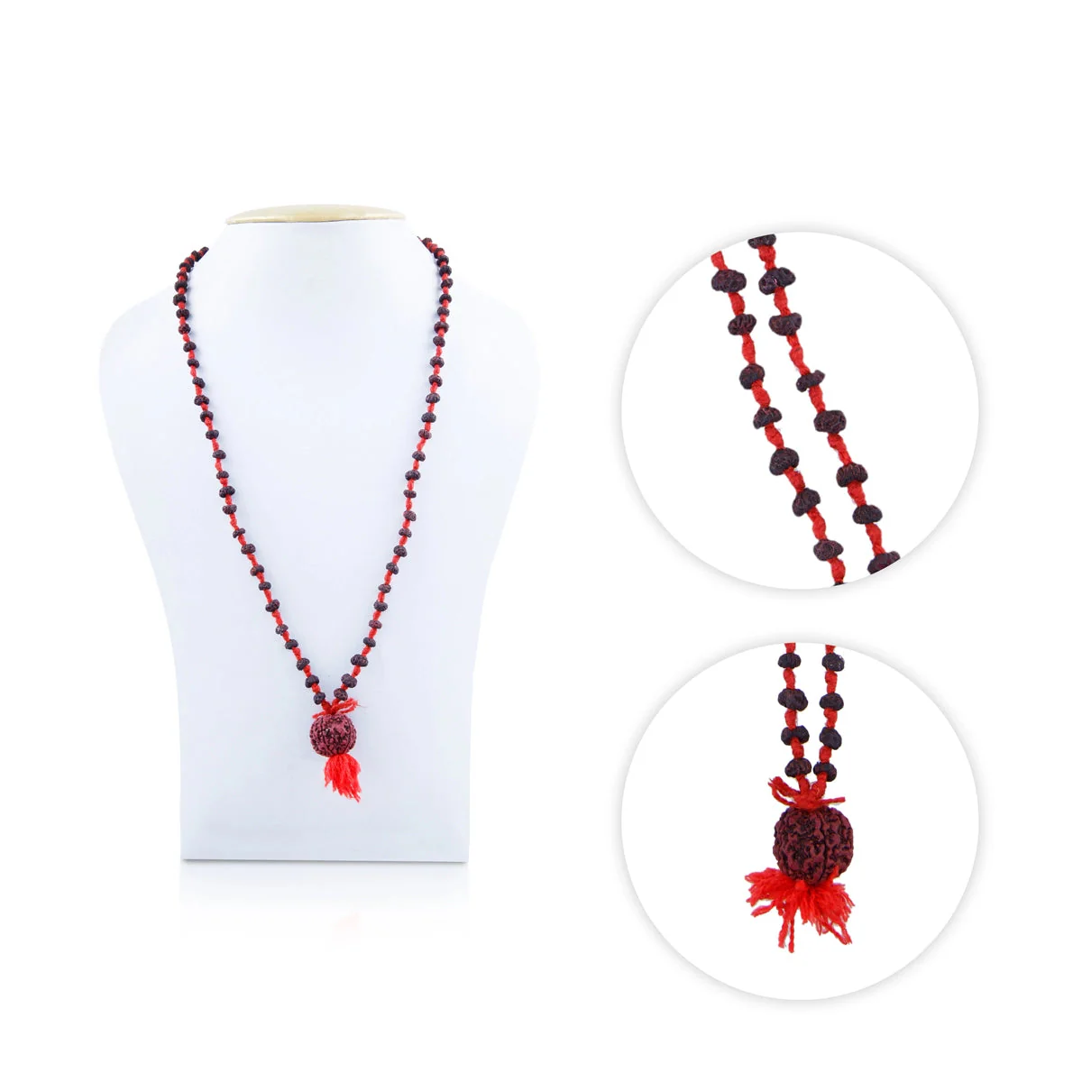 Rudraksha Mala - 11 Inches | Kanthi Mala/ Ruthratcham Malai For Spiritual Practice & Meditation