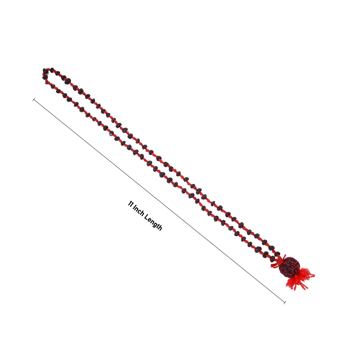 Rudraksha Mala - 11 Inches | Kanthi Mala/ Ruthratcham Malai For Spiritual Practice & Meditation - Image 5