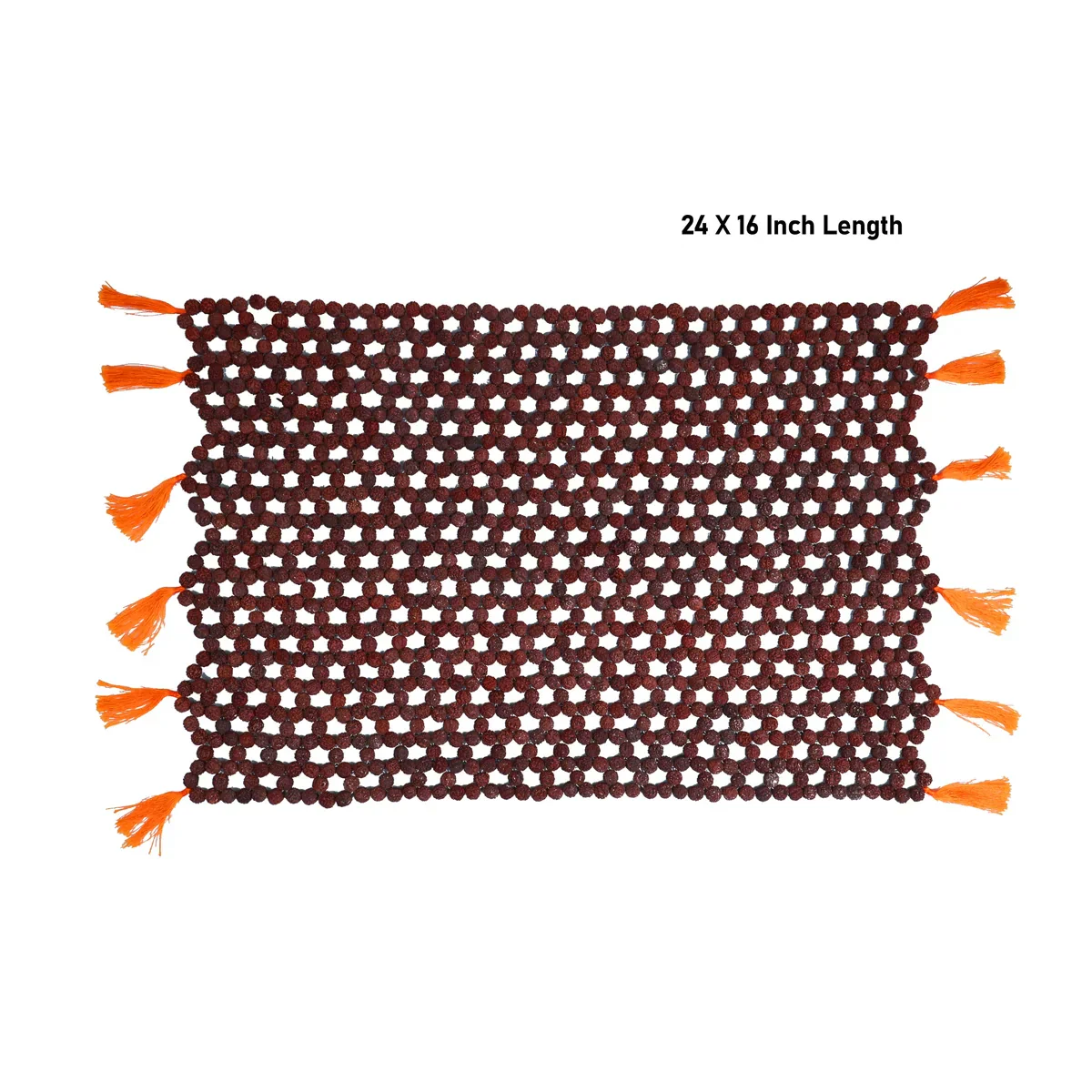 Rudraksha Mat - 24 x 16 Inches | Rudraksh Aasan for Yoga - Image 3