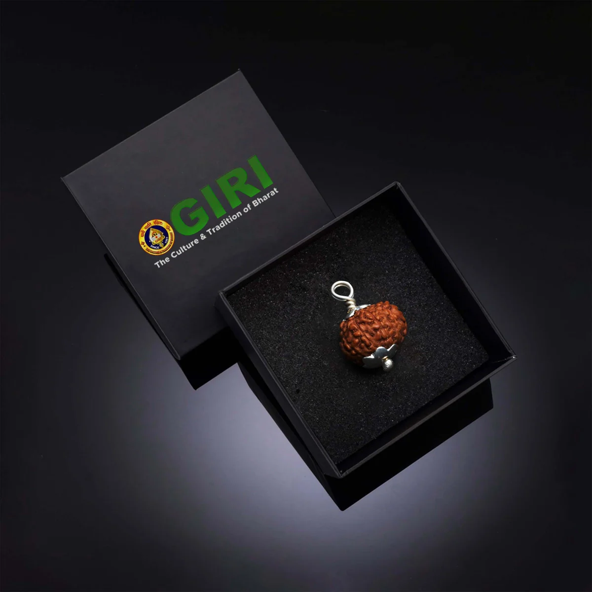 10 Mukhi Rudraksha Bead | Java Ten Face Rudraksha/ Silver Cup Ten Mukhi Rudraksha Bead for Men & Women - Image 5