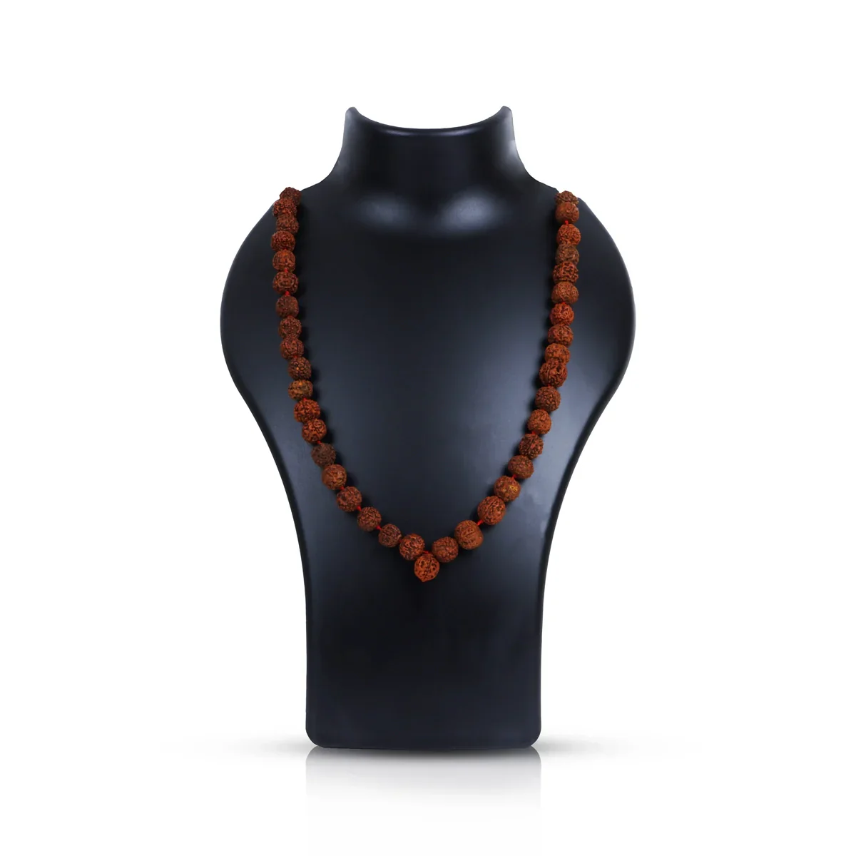Ruthratcham Malai - 16 Inches | 12 mm Rudraksha Mala/ 54 Beads Kantha Mala for Men & Women - Image 2
