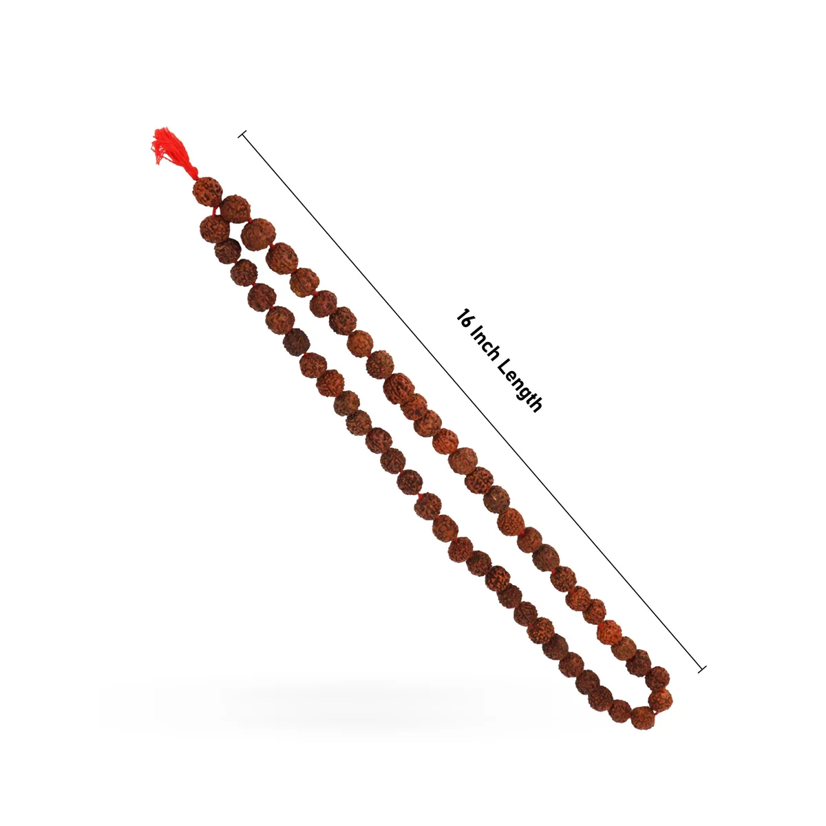 Ruthratcham Malai - 16 Inches | 12 mm Rudraksha Mala/ 54 Beads Kantha Mala for Men & Women - Image 4