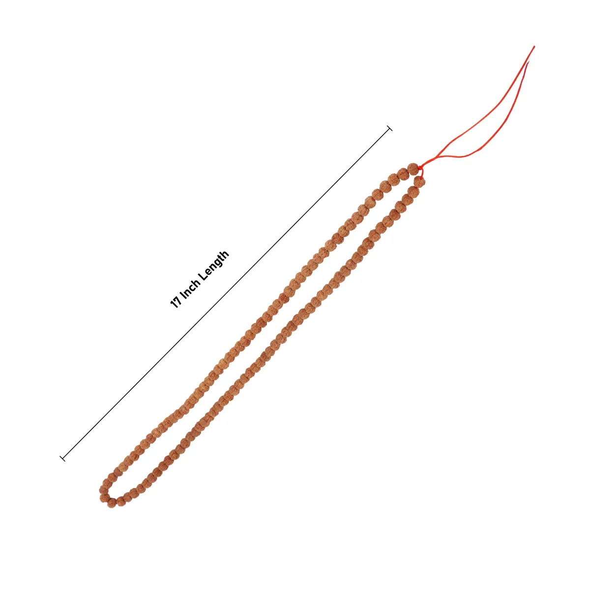 Ruthratcham Malai - 17 Inches | 9.5 mm Rudraksha Mala/ Indonesia Premium/ 108 Beads Kantha Mala for Meditation - Image 4
