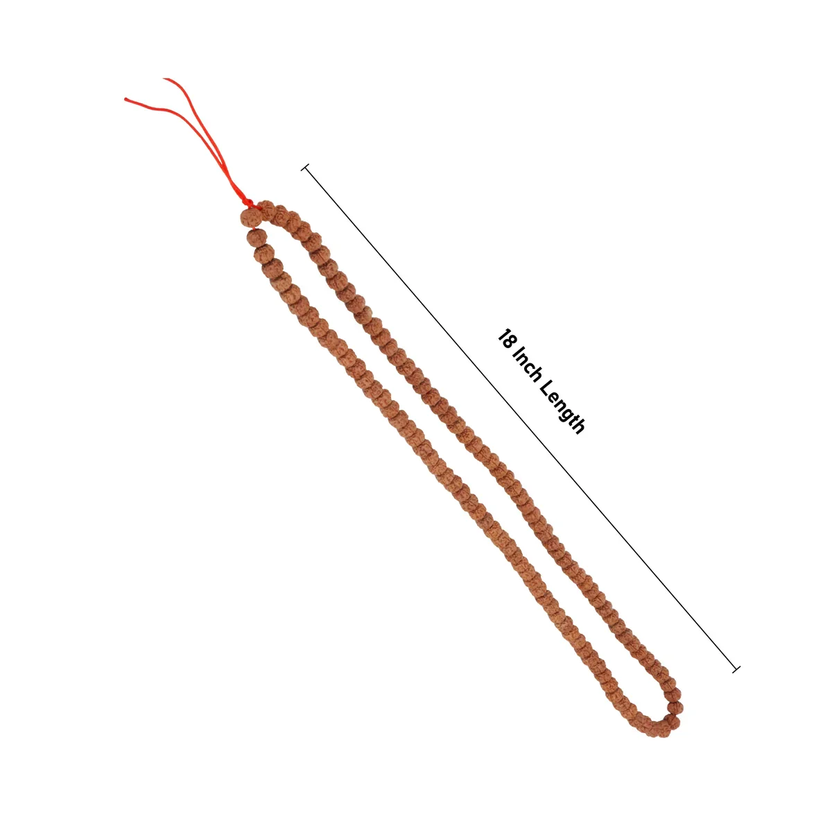 Ruthratcham Malai - 18 Inches | 10.5 mm Rudraksha Mala/ Indonesia Premium/ 108 Beads Kantha Mala for Meditation - Image 4