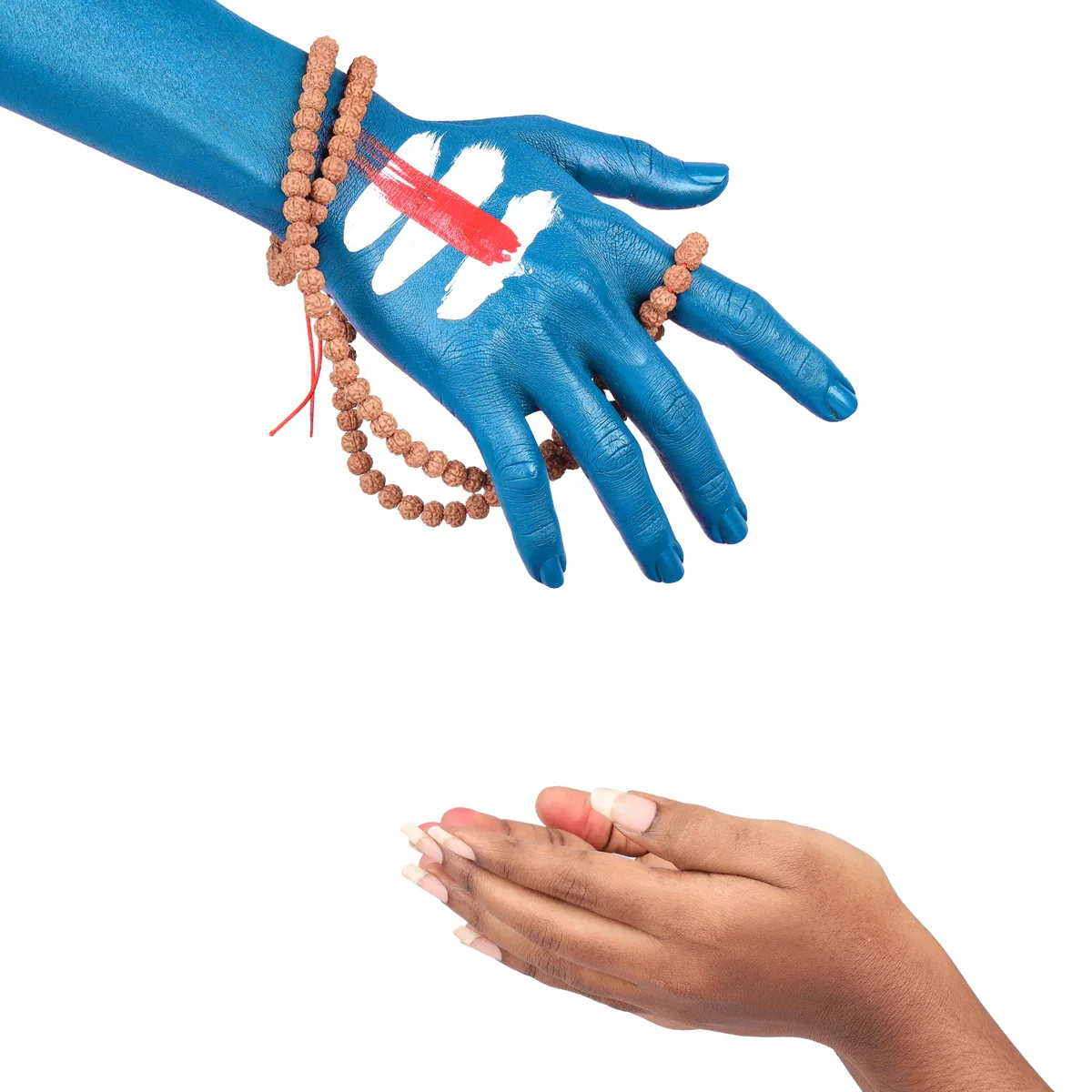 Ruthratcham Malai - 18 Inches | 10.5 mm Rudraksha Mala/ Indonesia Premium/ 108 Beads Kantha Mala for Meditation - Image 5