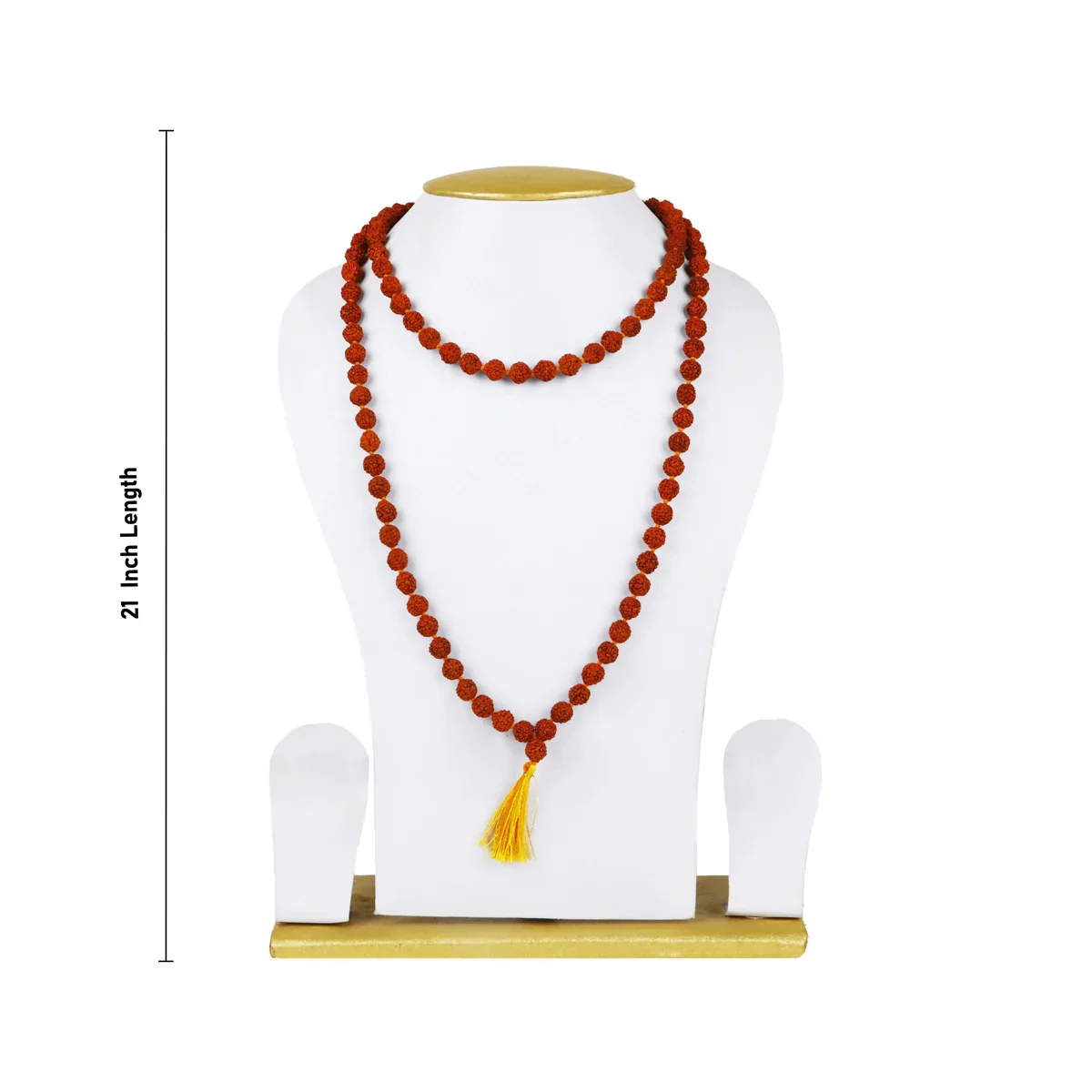 Ruthratcham Malai - 21 Inches | 8.5 mm Rudraksha Mala/ 108 Beads Kantha Mala for Men & Women - Image 3
