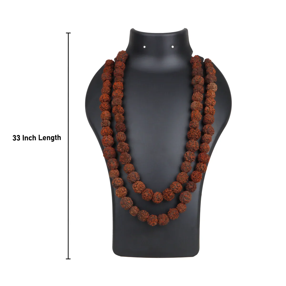 Ruthratcham Malai - 33 Inches | 5 Face Rudraksha Mala/ 108 Beads Kantha Mala for Men & Women - Image 3
