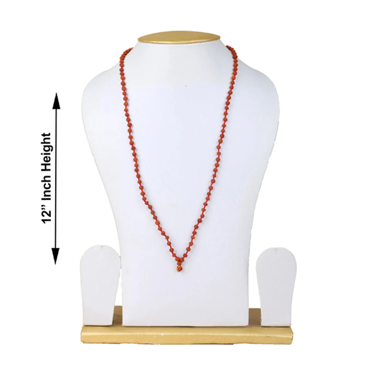 Ruthratcham Malai With Thread Knot - 12 Inches | 4 mm/ 108 Beads Kanthi Mala/ Rudraksha Mala for Meditation - Image 2