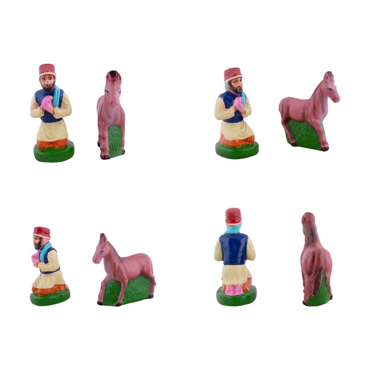 Sai Baba Clay Golu Bommai Set - 10 x 6 Inches | Giri Golu Doll/ Navaratri Golu Bomma/Gombe/Bommai - Image 3