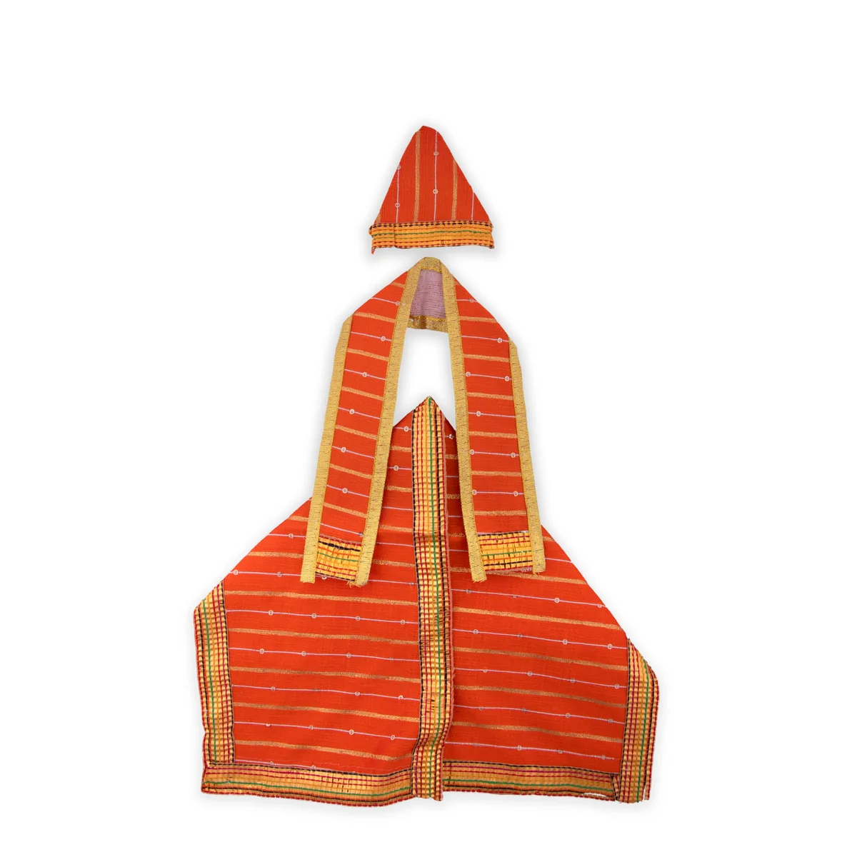 Sai Baba Dress Set - 6 x 17.5 Inches | Sai Baba Clothes/ Sai Baba Vastra for Deity - Image 6
