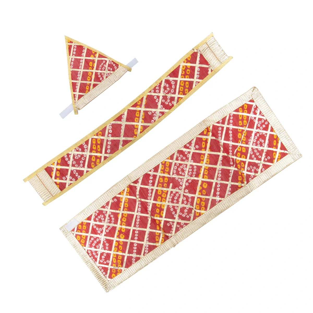 Sai Baba Dress Set - 7 Inches | Sai Baba Clothes/ Sai Baba Vastra for Deity - Image 6