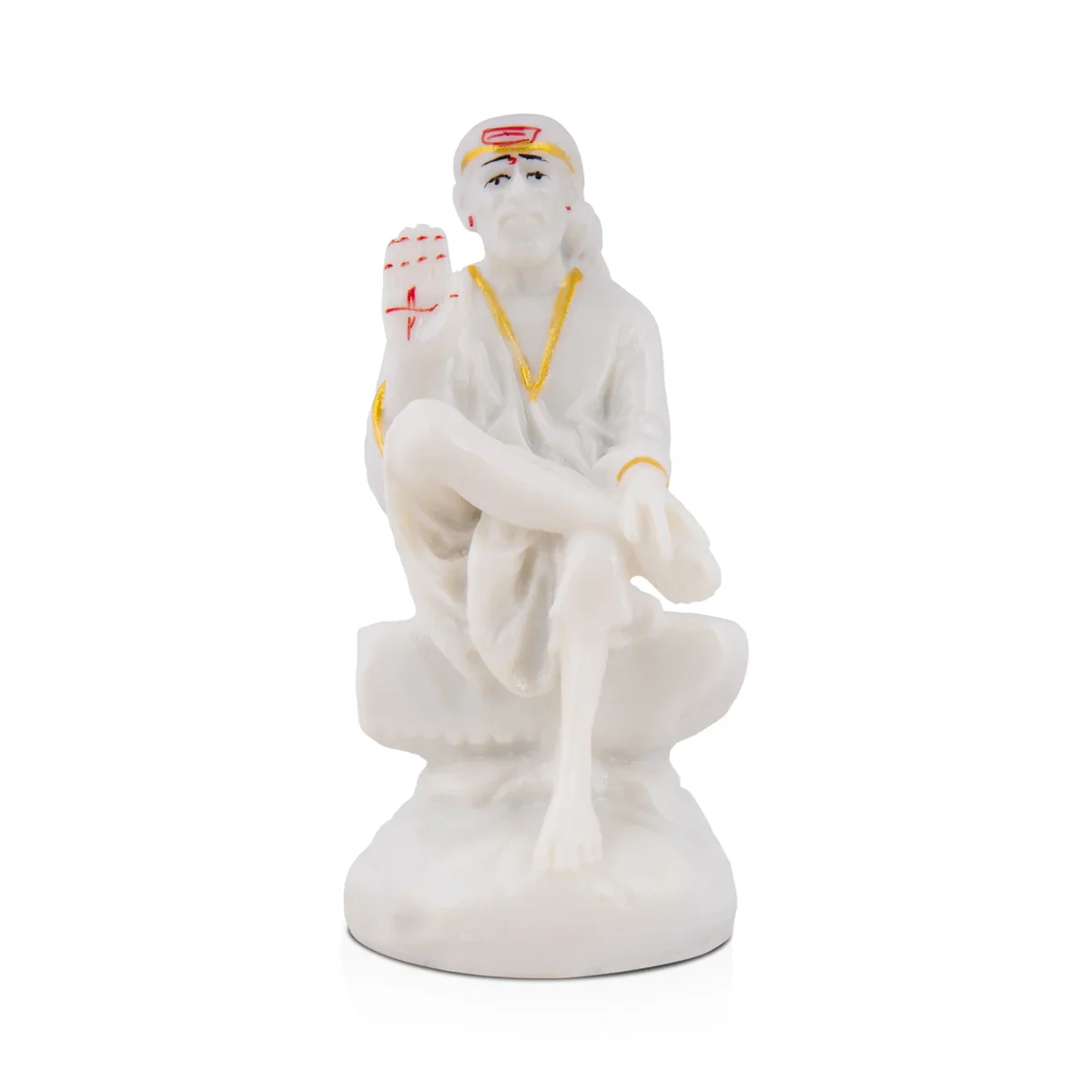 Sai Baba Statue - 8 x 3 Inches | Sai Baba Idol for Pooja - Image 3