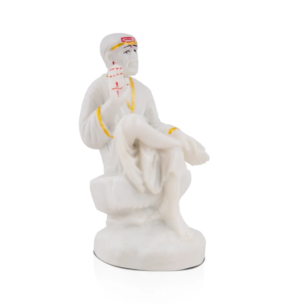 Sai Baba Statue - 8 x 3 Inches | Sai Baba Idol for Pooja - Image 4