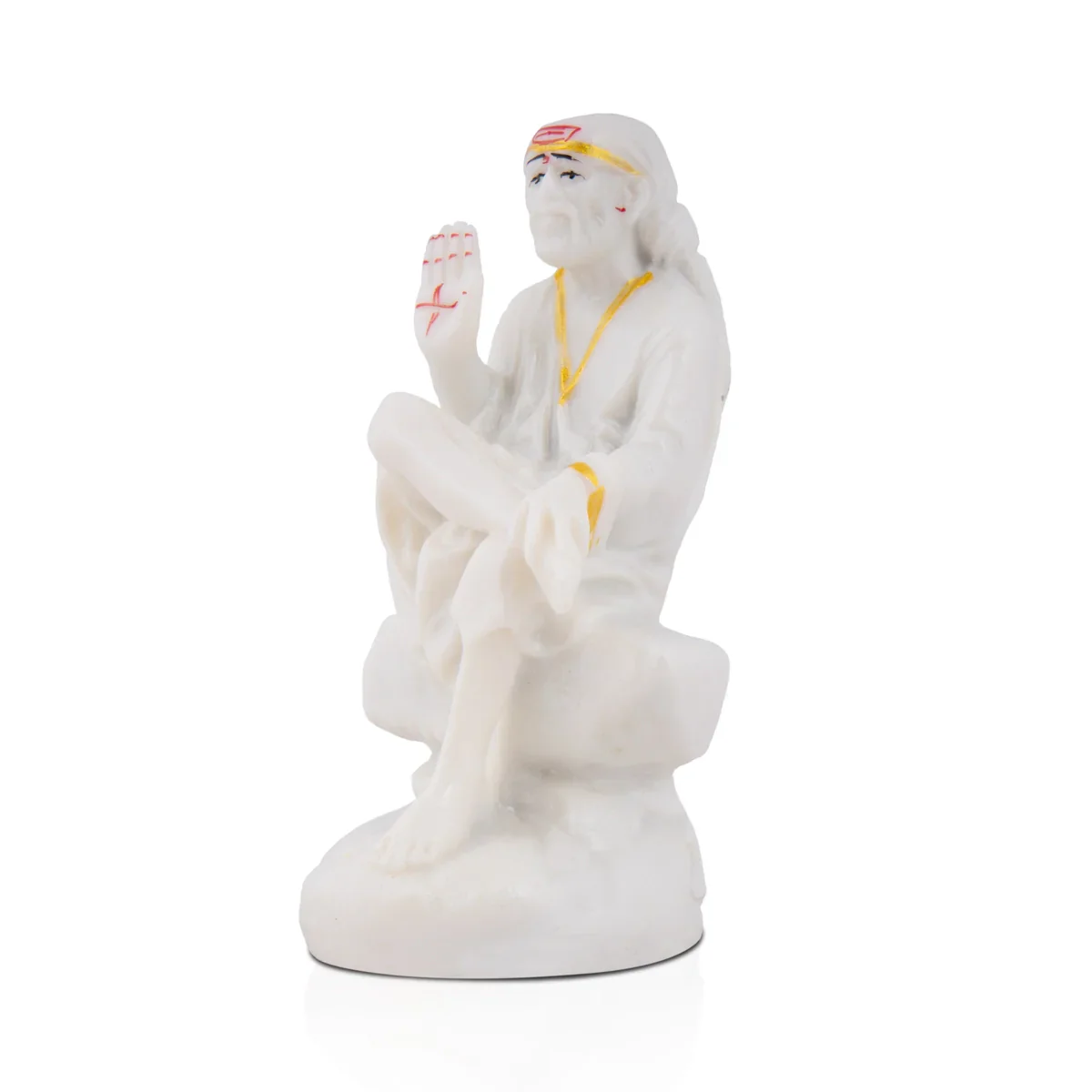 Sai Baba Statue - 8 x 3 Inches | Sai Baba Idol for Pooja - Image 7