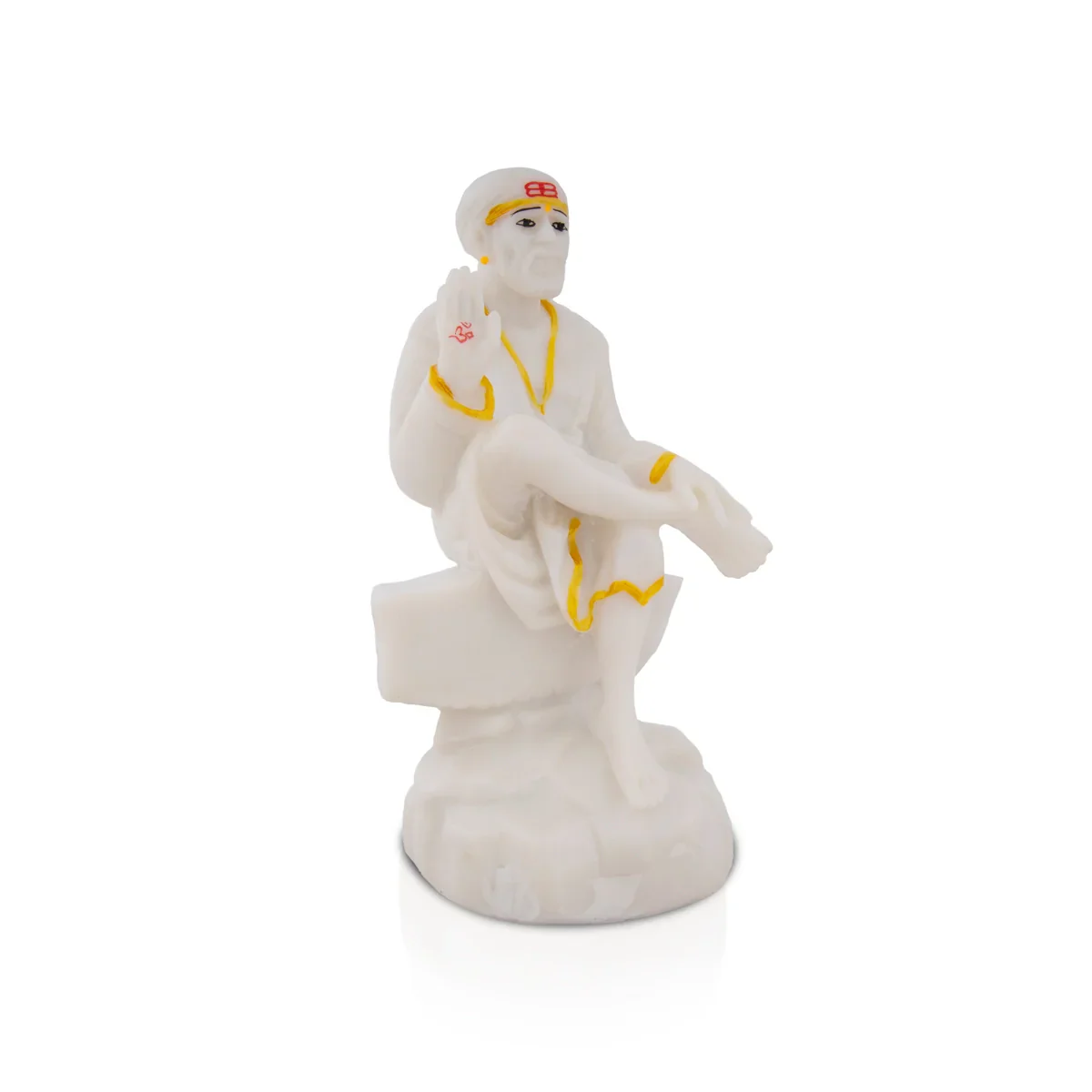 Sai Baba Statue - 8 x 4 Inches | Resin Statue/ Sai Baba Idol for Pooja - Image 3