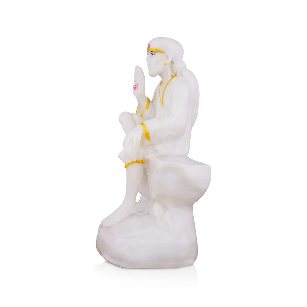 Sai Baba Statue | Marble Dust Statue/ Sai Baba Murti for Pooja - Image 4