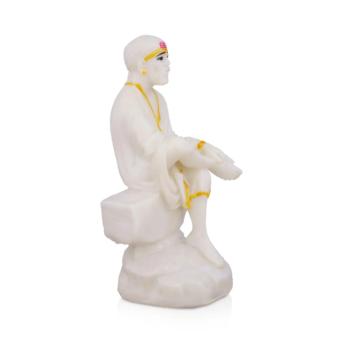 Sai Baba Statue | Marble Dust Statue/ Sai Baba Murti for Pooja - Image 5