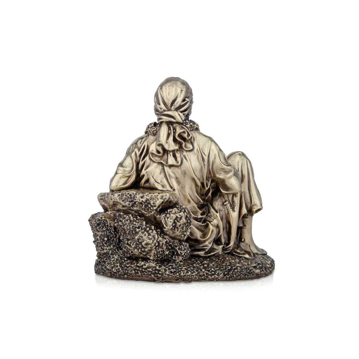 Saibaba Statue - 2 x 1.75 Inches | Saibaba Sitting idol/ Brass Idol/ Sai Baba Vigraham for Pooja - Image 5