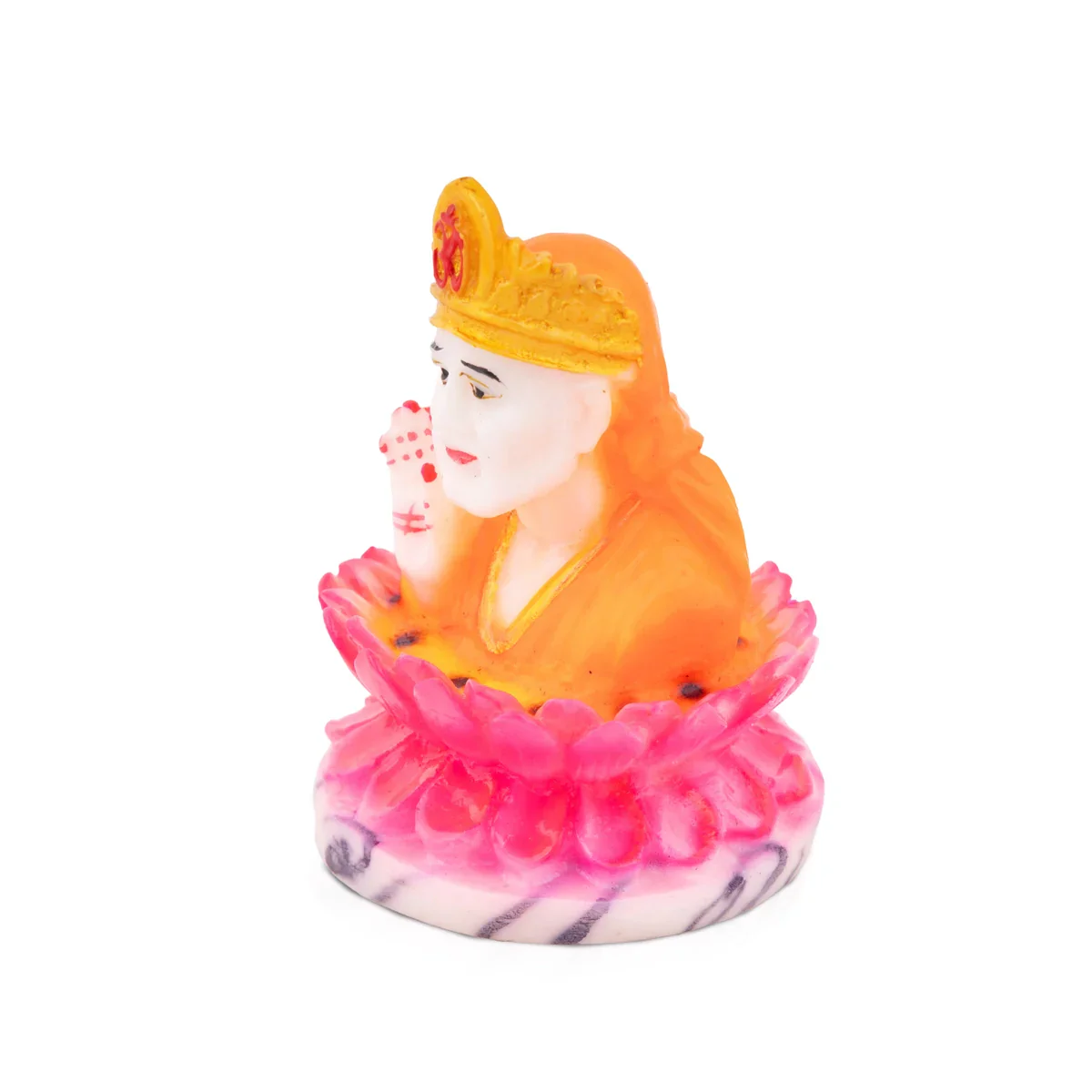 Saibaba Statue - 4 x 2.5 Inches | Marble Dust Statue/ Sai Baba Murti/ Sai Baba Statue for Home - Image 3